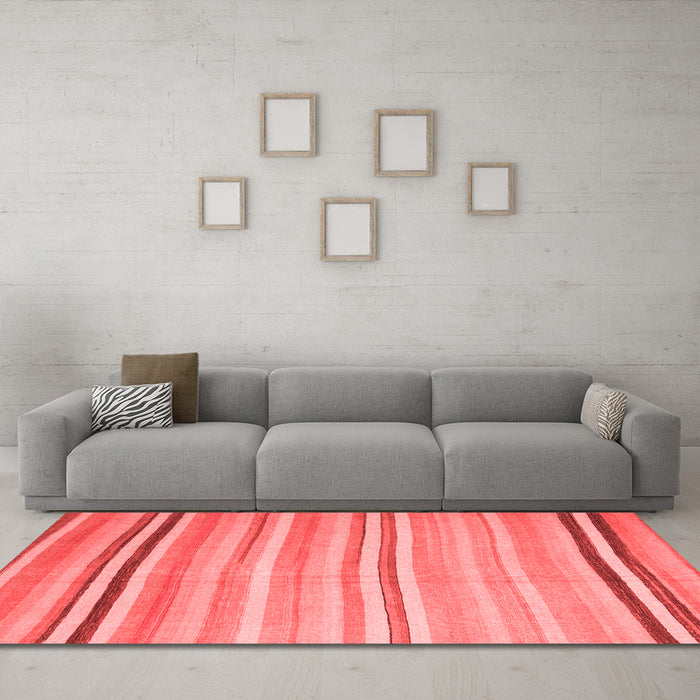 Contemporary Red Washable Rugs
