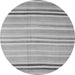 Machine Washable Abstract Gray Contemporary Rug, wshcon881gry