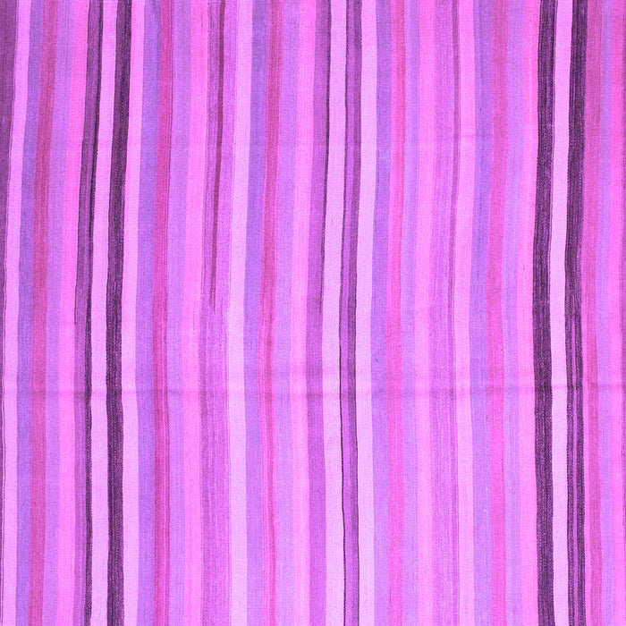 Square Abstract Purple Contemporary Rug, con881pur