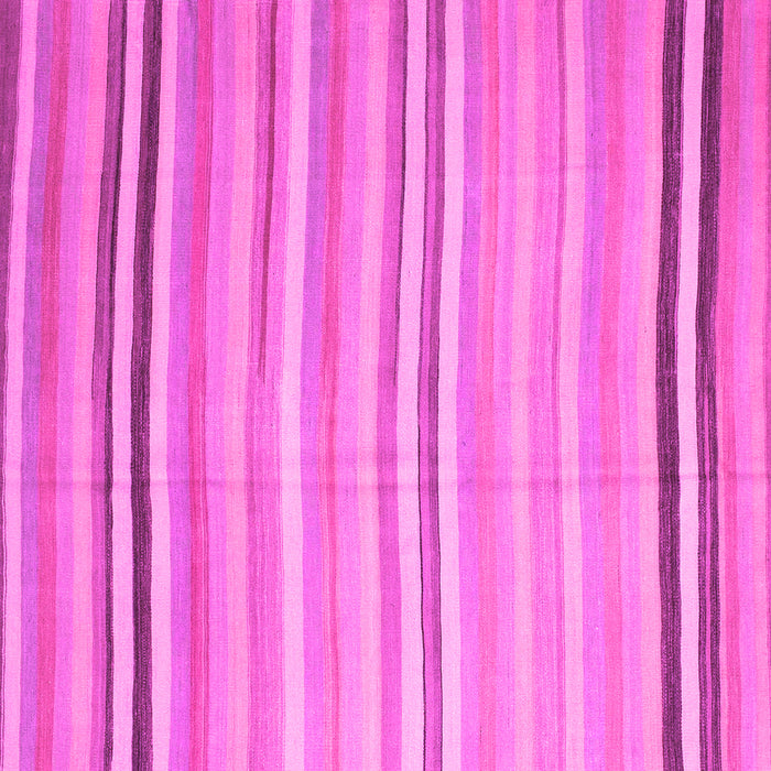 Square Machine Washable Abstract Pink Contemporary Rug, wshcon881pnk