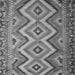 Serging Thickness of Southwestern Gray Country Rug, con882gry