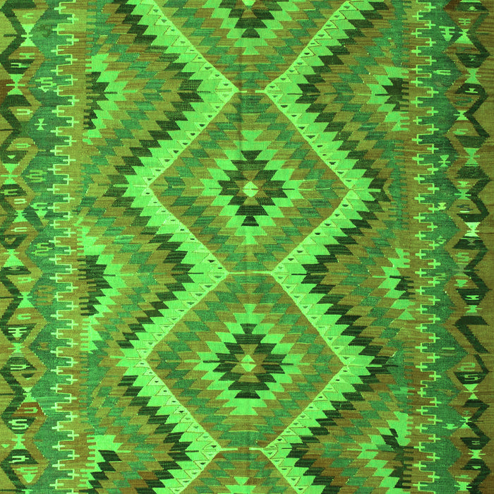 Southwestern Green Country Rug, con882grn
