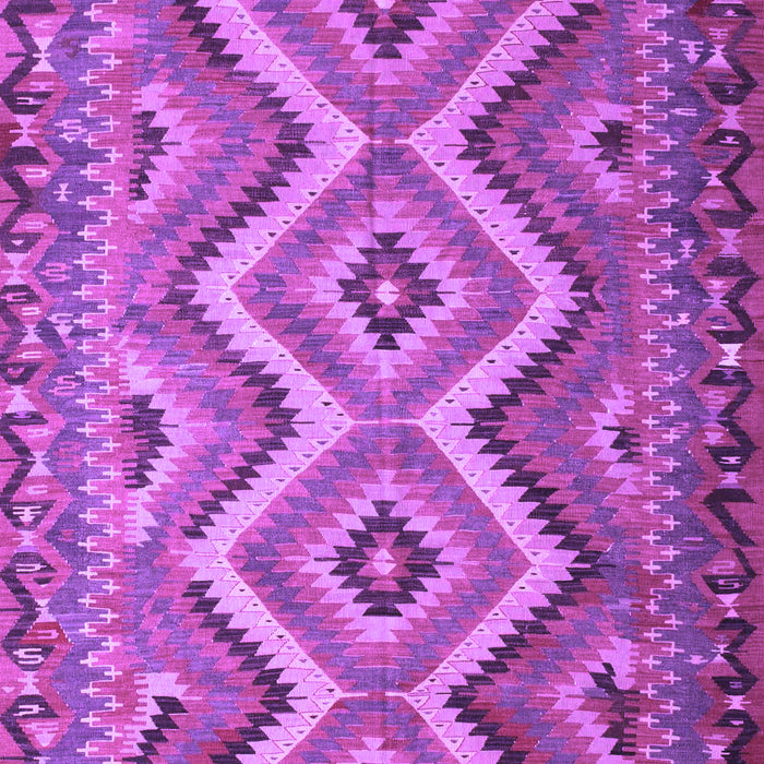 Machine Washable Southwestern Purple Country Area Rugs, wshcon882pur