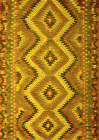 Southwestern Yellow Country Rug, con882yw