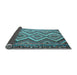 Sideview of Southwestern Light Blue Country Rug, con882lblu