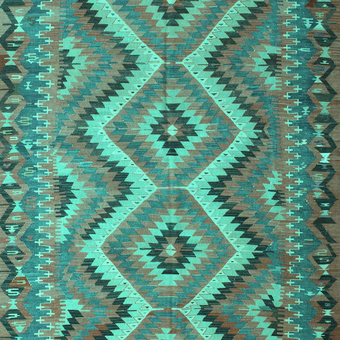 Southwestern Turquoise Country Rug, con882turq