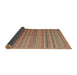 Thickness of Contemporary Brown Modern Rug, con883