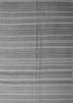Abstract Gray Contemporary Rug, con883gry