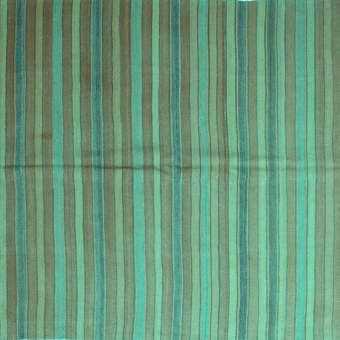 Square Abstract Turquoise Contemporary Rug, con883turq