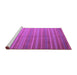 Sideview of Machine Washable Abstract Purple Contemporary Area Rugs, wshcon883pur