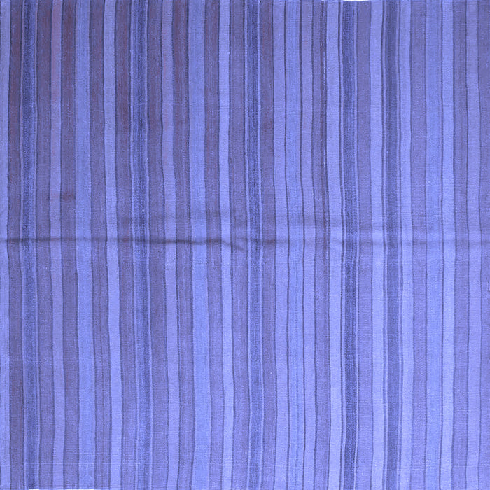 Square Abstract Blue Contemporary Rug, con883blu
