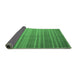 Sideview of Abstract Emerald Green Contemporary Rug, con883emgrn