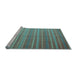 Sideview of Machine Washable Abstract Light Blue Contemporary Rug, wshcon883lblu