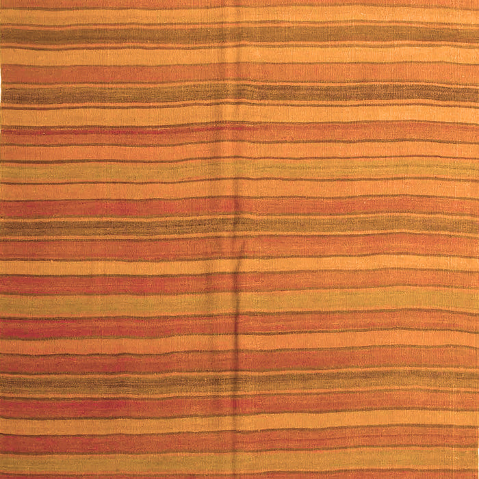 Abstract Orange Contemporary Rug, con883org