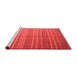 Contemporary Red Washable Rugs