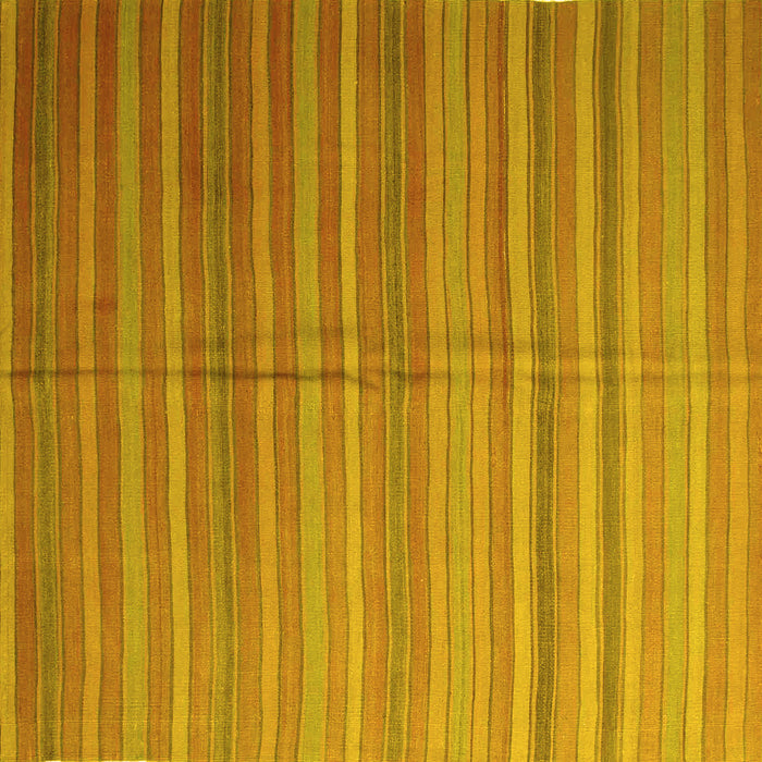 Square Abstract Yellow Contemporary Rug, con883yw