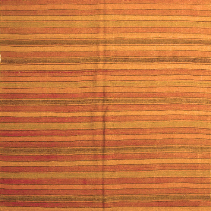 Serging Thickness of Abstract Orange Contemporary Rug, con883org
