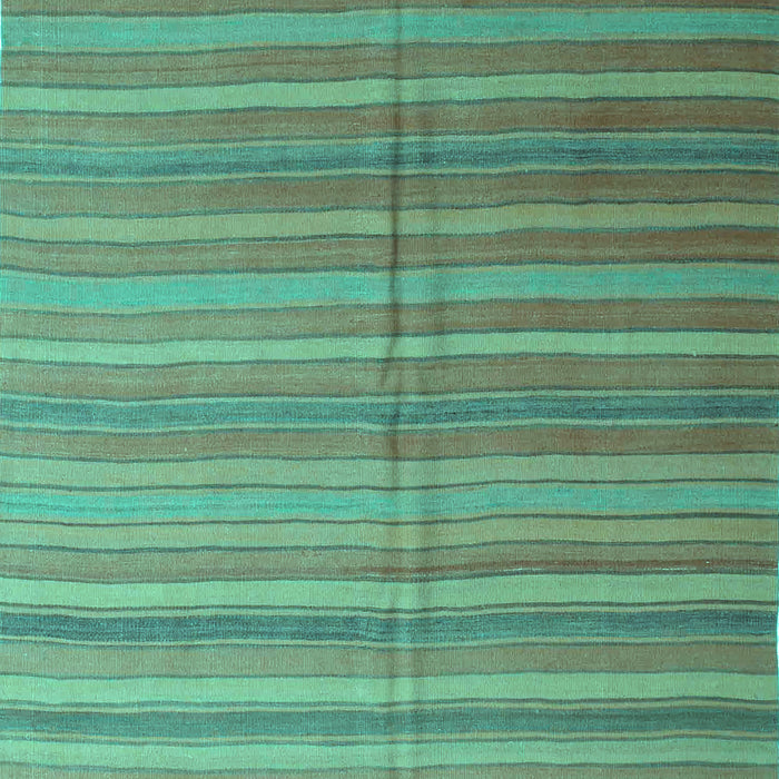 Abstract Turquoise Contemporary Rug, con883turq