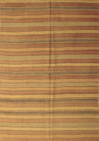 Abstract Brown Contemporary Rug, con883brn