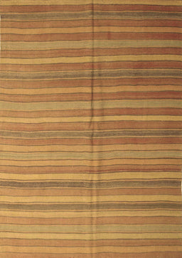 Abstract Brown Contemporary Rug, con883brn