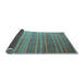 Sideview of Abstract Light Blue Contemporary Rug, con883lblu