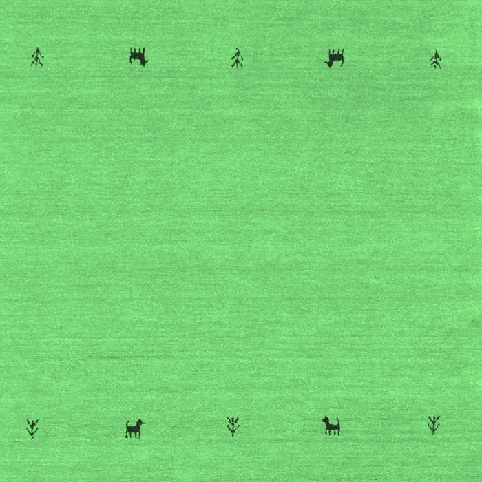 Solid Emerald Green Modern Rug, con884emgrn