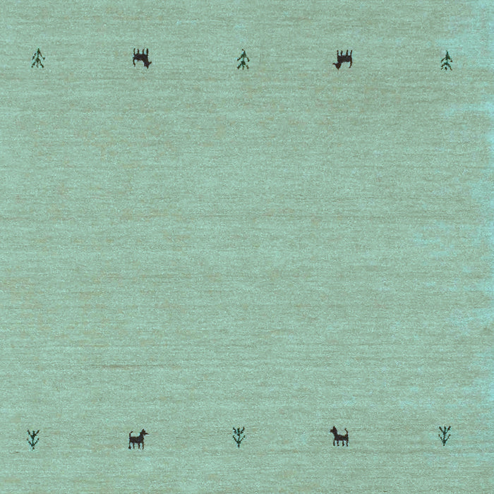 Machine Washable Solid Light Blue Modern Rug, wshcon884lblu