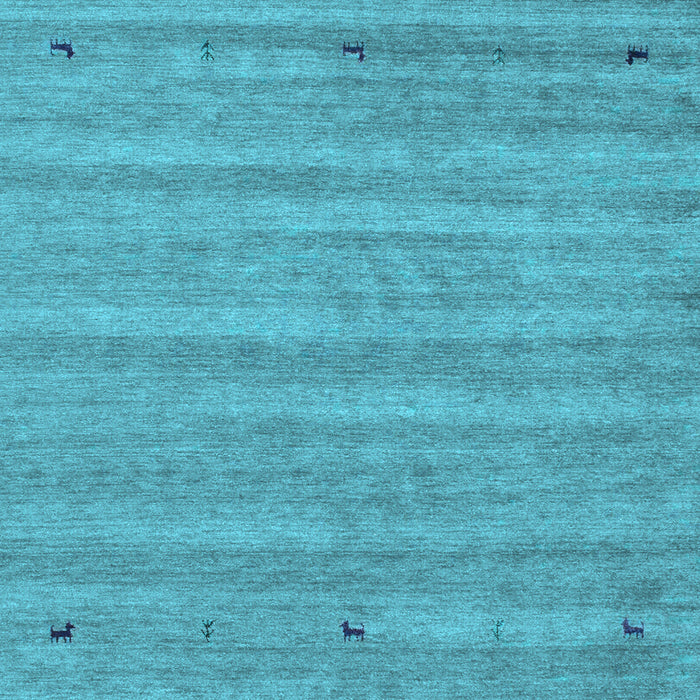 Machine Washable Abstract Light Blue Contemporary Rug, wshcon885lblu