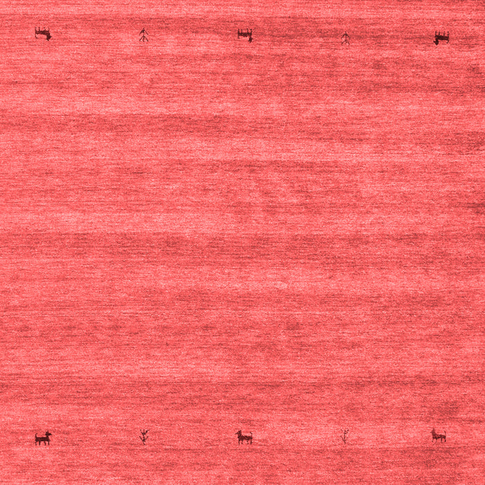 Machine Washable Abstract Red Contemporary Rug, wshcon885red