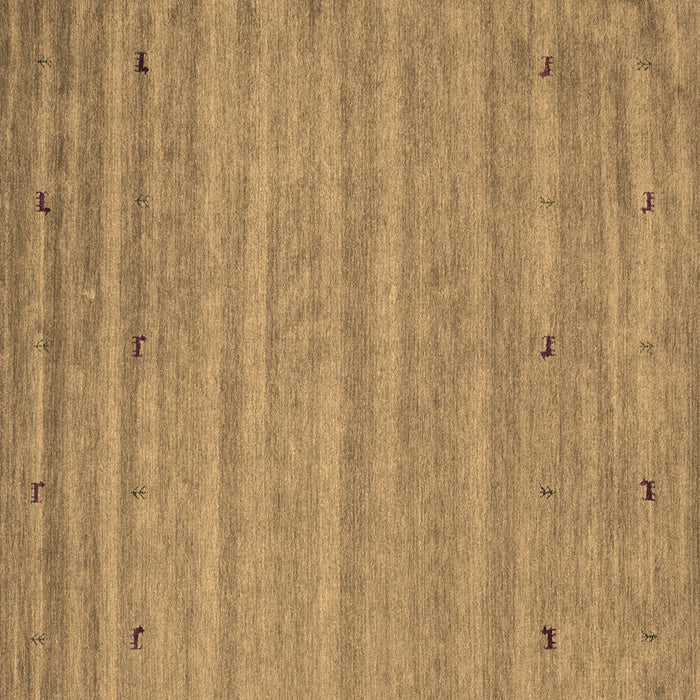 Square Abstract Brown Contemporary Rug, con885brn