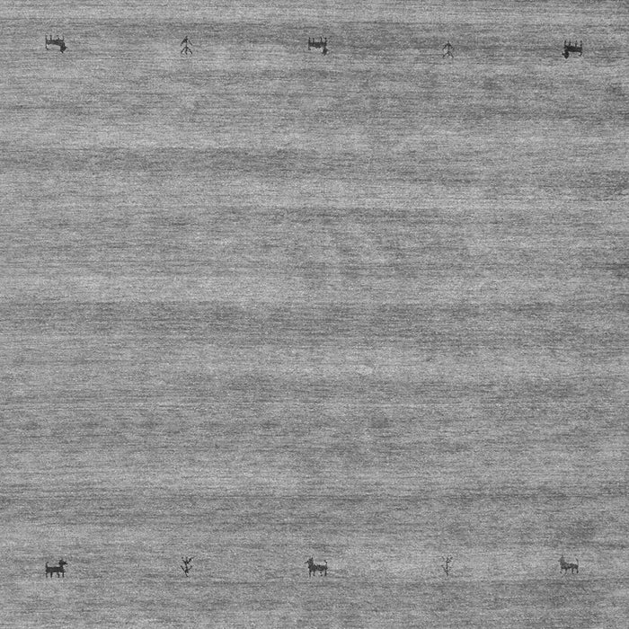 Abstract Gray Contemporary Rug, con885gry