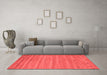 Contemporary Red Washable Rugs