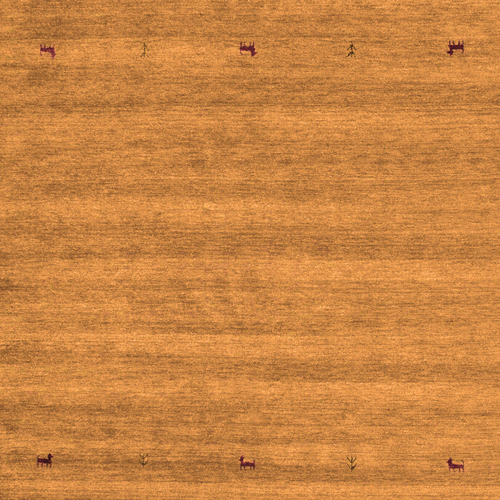 Abstract Orange Contemporary Rug, con885org