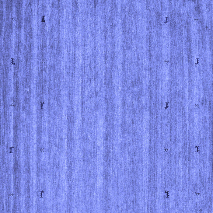 Square Machine Washable Abstract Blue Contemporary Rug, wshcon885blu