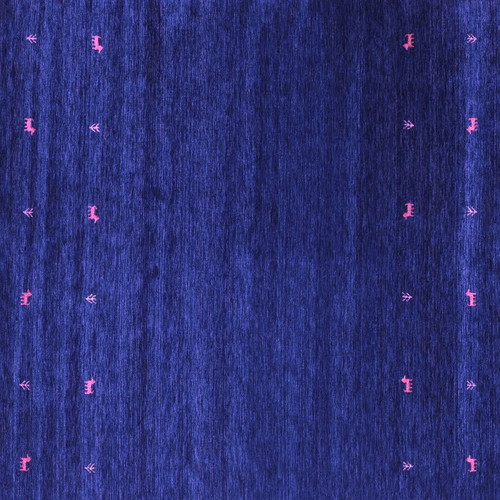 Square Machine Washable Abstract Purple Contemporary Area Rugs, wshcon886pur