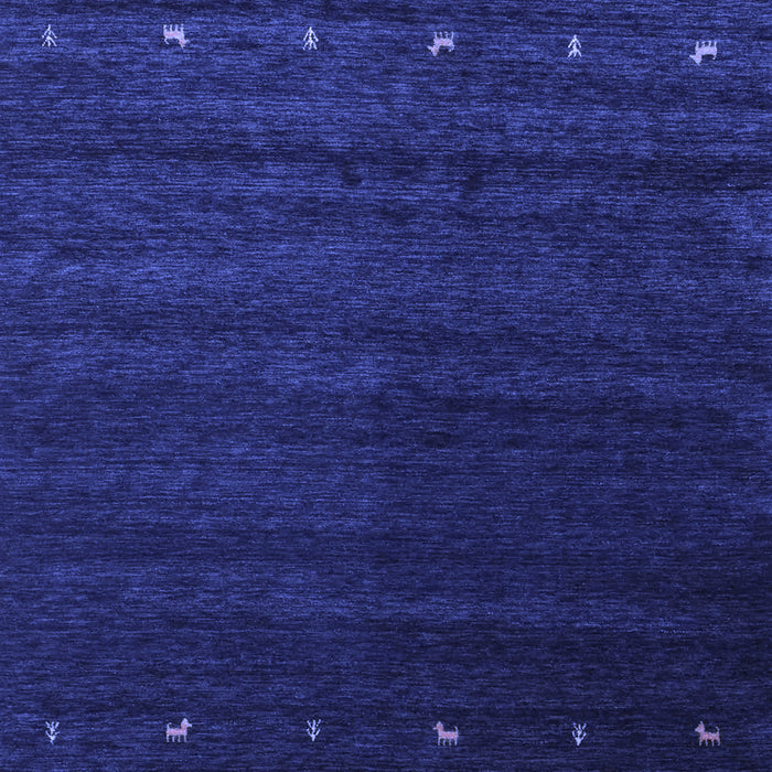 Abstract Blue Contemporary Rug, con886blu