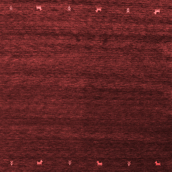 Machine Washable Abstract Red Contemporary Rug, wshcon886red