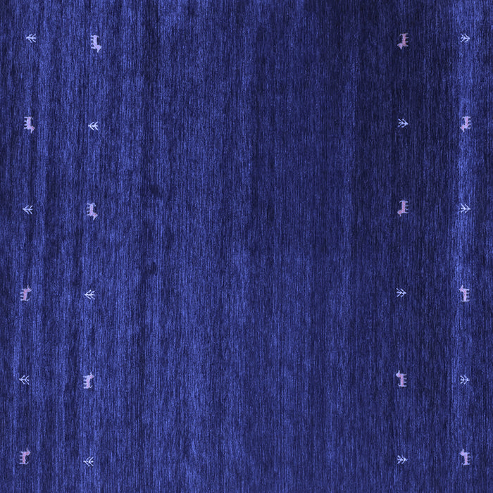 Square Machine Washable Abstract Blue Contemporary Rug, wshcon886blu