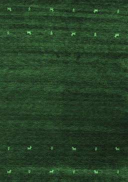 Abstract Emerald Green Contemporary Rug, con886emgrn