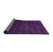 Thickness of Contemporary Purple Modern Rug, con887