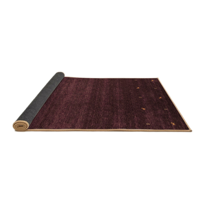 Sideview of Abstract Brown Contemporary Rug, con887brn