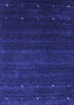 Abstract Blue Contemporary Rug, con887blu