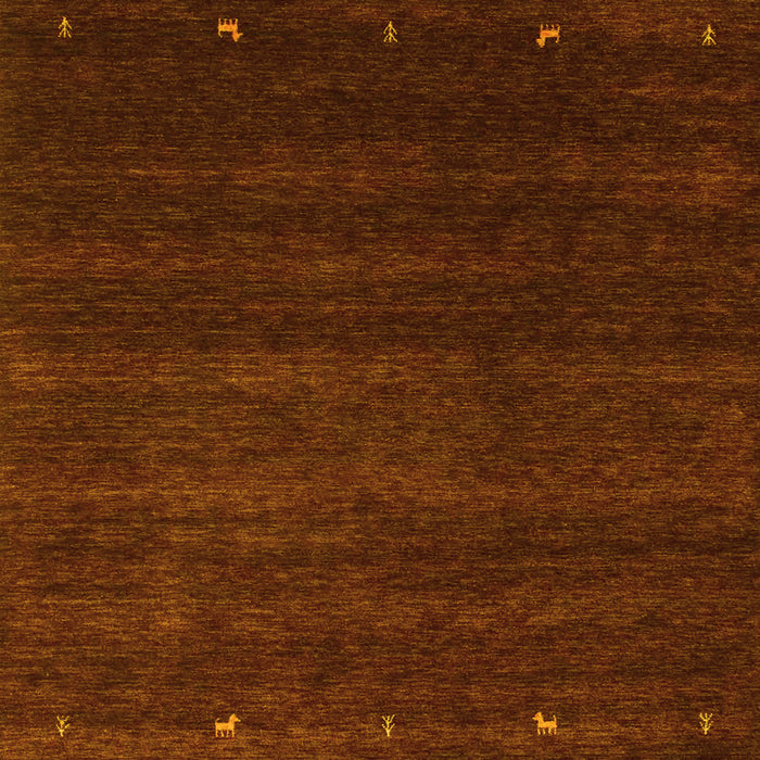 Abstract Yellow Contemporary Rug, con887yw