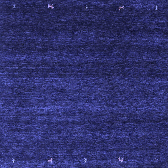 Abstract Blue Contemporary Rug, con887blu