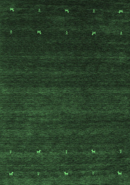 Abstract Emerald Green Contemporary Rug, con887emgrn