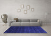 Machine Washable Abstract Blue Contemporary Rug in a Living Room, wshcon887blu