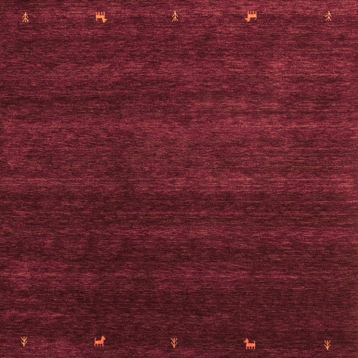 Abstract Orange Contemporary Rug, con887org