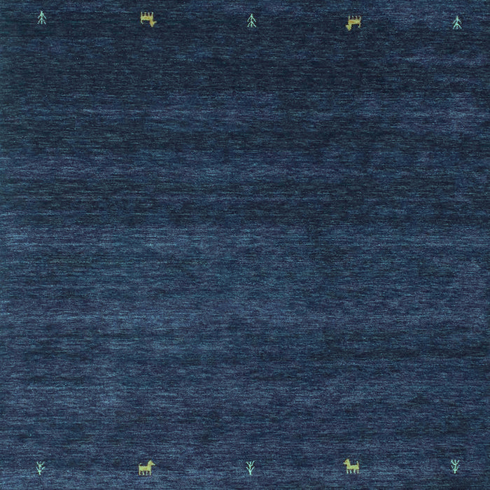 Abstract Turquoise Contemporary Rug, con887turq