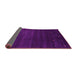 Sideview of Abstract Pink Contemporary Rug, con887pnk