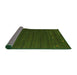 Thickness of Contemporary Shamrock Green Modern Rug, con888